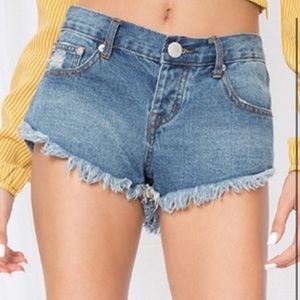 NWT superdown jean shorts